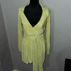 Lime green dress. Peppermayo. Size 2